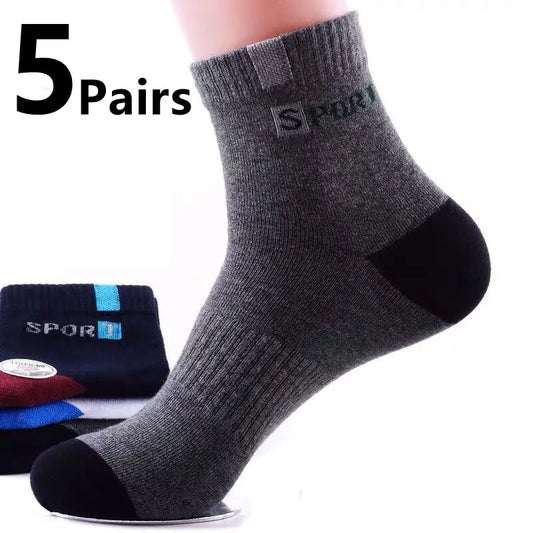 5Pairs/Socks Mid-tube Socks
