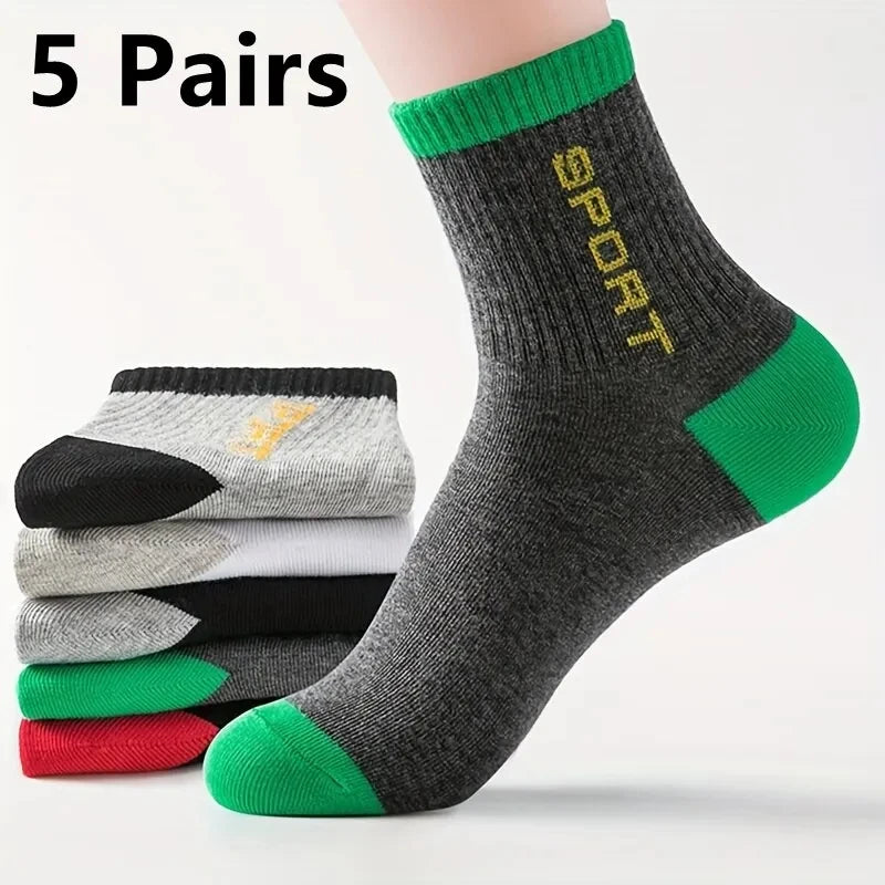 5Pairs/Socks Mid-tube Socks