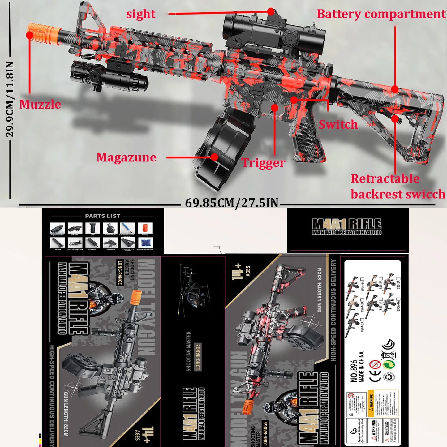 Electric Gel Ball Blaster